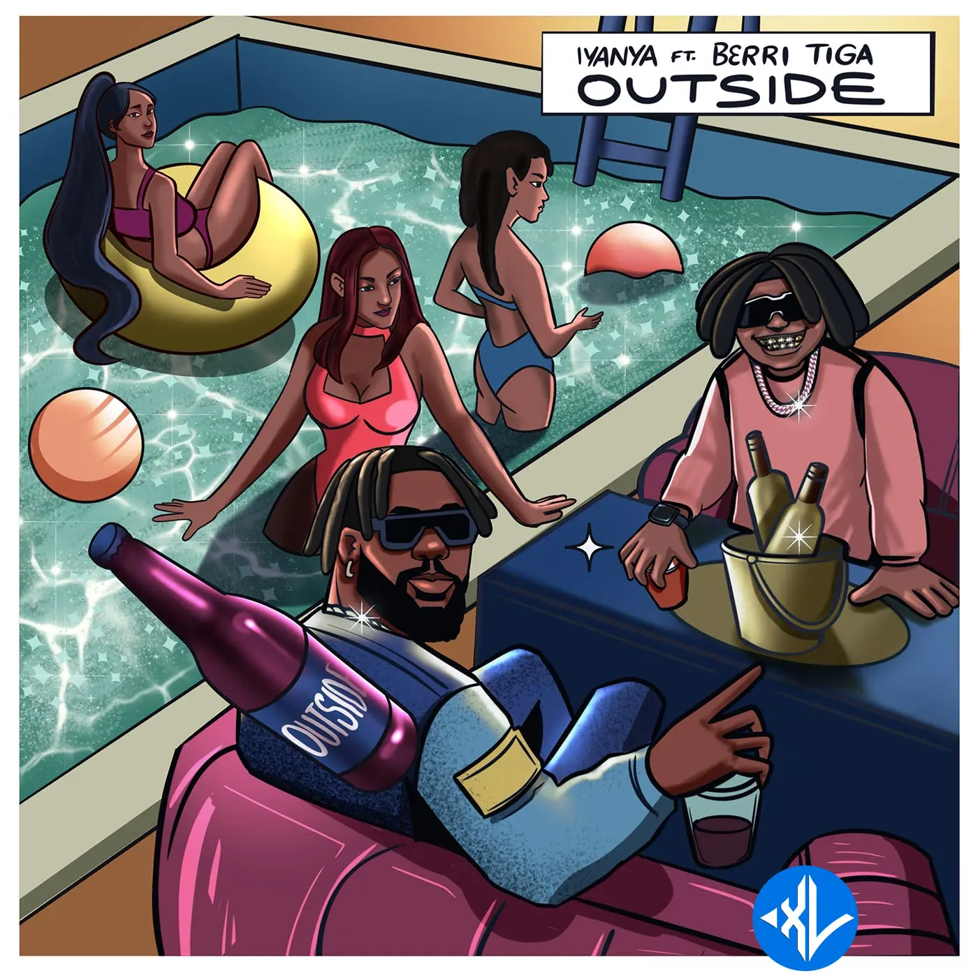 Outside